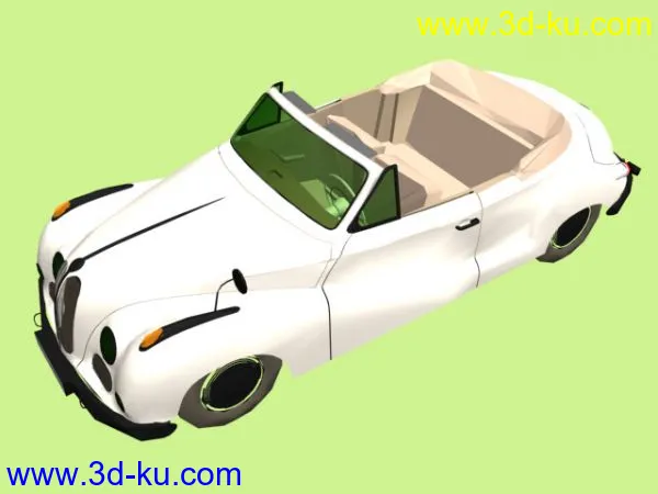 一个简单实用的3dmax汽车模型(有车模效果动画)的图片1