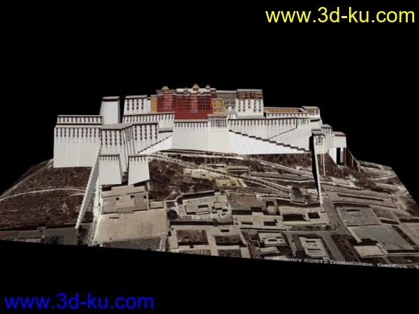 布达拉宫场景模型（含贴图）的图片1