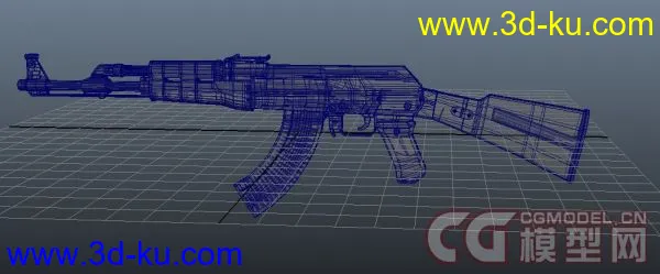 AK 47 模型下载的图片1