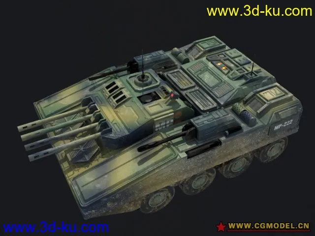 一个像坦克非坦克的车模型的图片1
