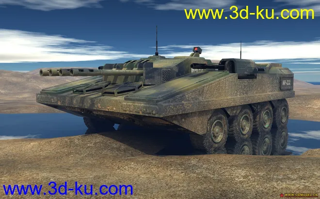 一个像坦克非坦克的车模型的图片3