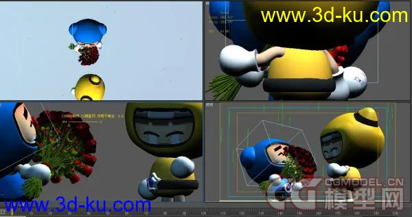 原创首发CG模型网-卡丁车游戏宣传壁纸模型及贴图的图片3