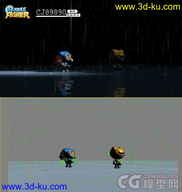 原创首发CG模型网-卡丁车游戏宣传壁纸模型及贴图的图片12