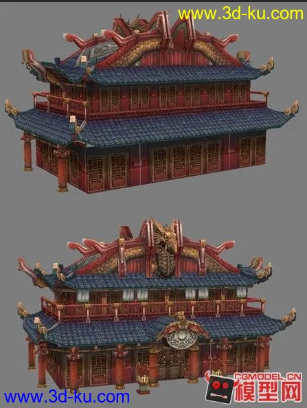 皇宫里的一处小建筑模型的图片1