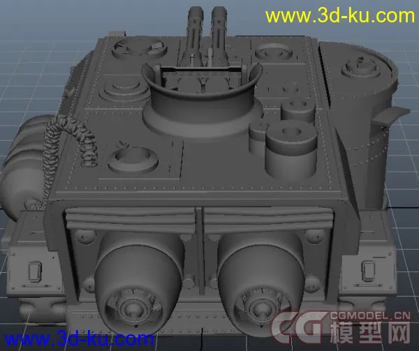 自己做的装甲车、坦克模型的图片3