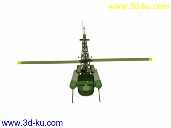 漂亮的一款直升飞机可以做动画模型的图片4