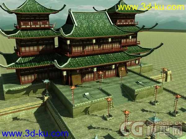 剑网三扬州忠义堂模型的图片3