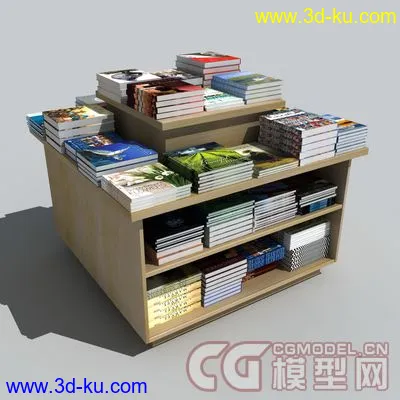 Digitalxmodels_Vol.07_Bookstore（书店合集）模型的图片1