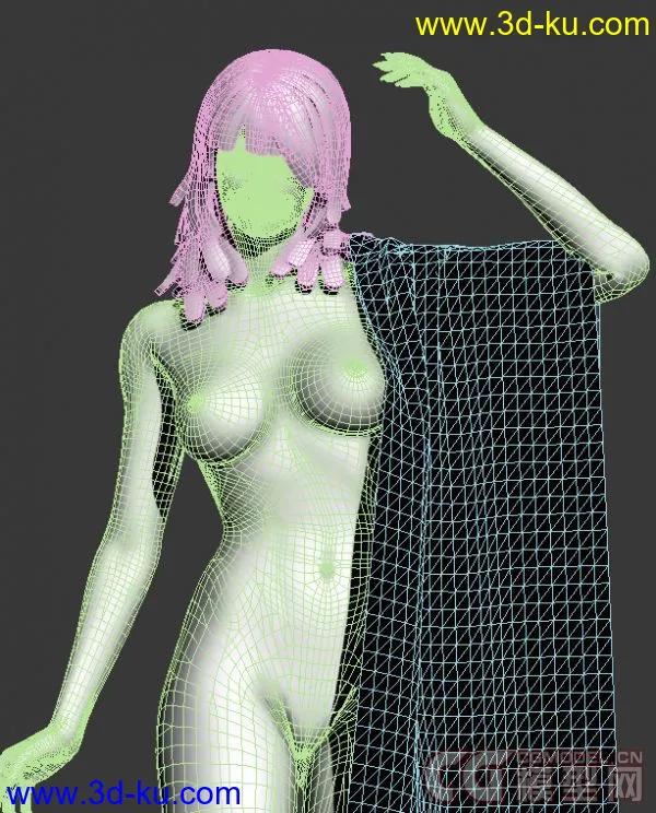 出浴女模型下载的图片3