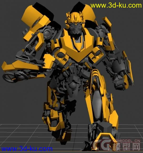 max变形金刚大黄蜂模型下载的图片3