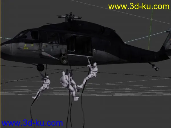 MAX战斗机、直升机。七架齐发！模型下载！的图片11