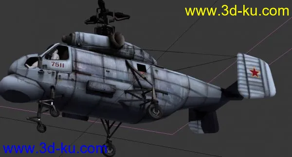 MAX战斗机、直升机。七架齐发！模型下载！的图片14