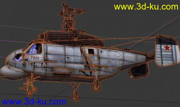 MAX战斗机、直升机。七架齐发！模型下载！的图片15