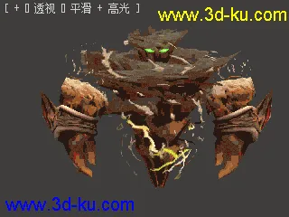 3D打印模型wow 风怪  骨骼 贴图  真正动画的图片