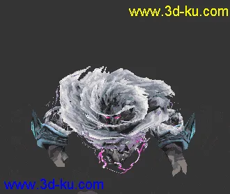 3D打印模型wow 风怪  骨骼 贴图  真正动画的图片