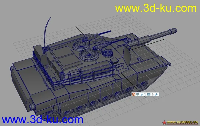 新人报道，M1A1A坦克~~~模型的图片2