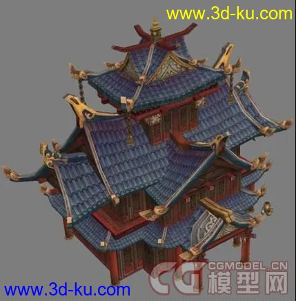 古代建筑_上海绿岸网络的测试题模型的图片5