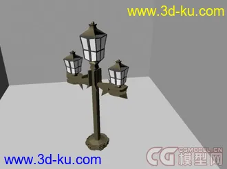 3D打印模型自己原创的路灯的图片