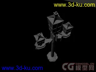 3D打印模型自己原创的路灯的图片