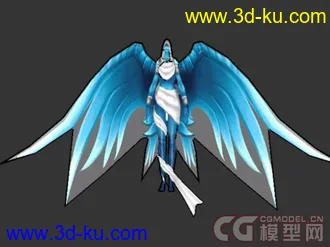 3D打印模型wow里既爱又恨的人   骨骼  卡通贴图   真正动画的图片