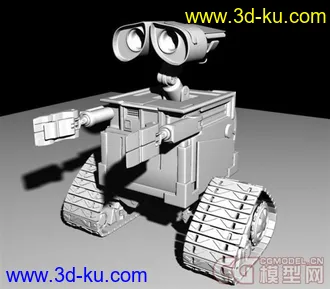 3D打印模型动画角色瓦力的图片