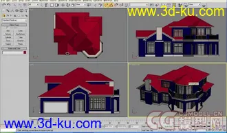 3D打印模型别墅系列的图片