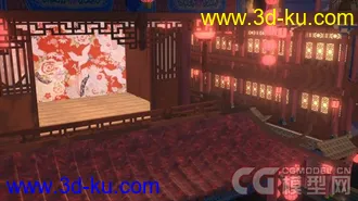 3D打印模型小阁的图片