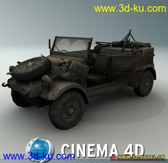 3D打印模型Kubelwagen C4D的图片