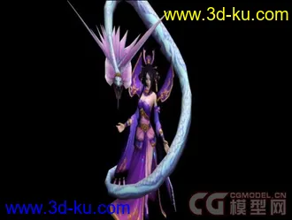 3D打印模型女蛇妖的图片