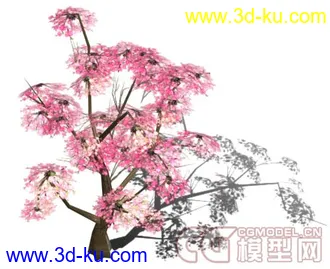 3D打印模型桃花树的图片