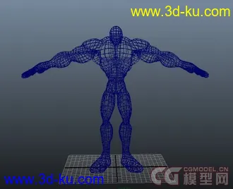 3D打印模型肌肉男人的图片