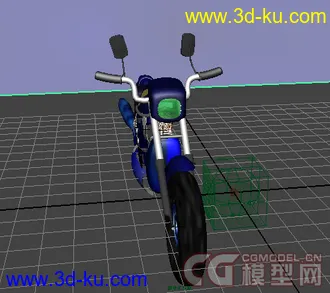 3D打印模型拿去吧，带材质的摩托的图片