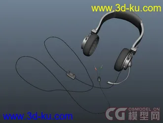 3D打印模型耳麦的图片