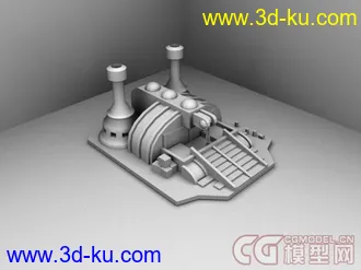 3D打印模型红色警戒2 基地 采矿场~！的图片