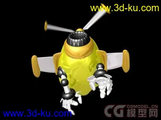 3D打印模型可爱直升机的图片