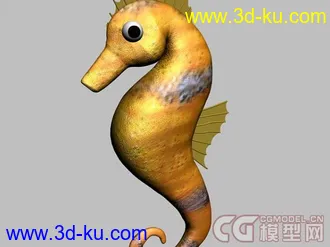 3D打印模型3D海馬付軟件的图片