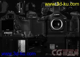 3D打印模型佳能相机canon eos-1D 资源分享的图片