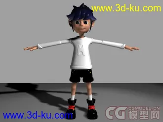 3D打印模型运动小女孩的图片