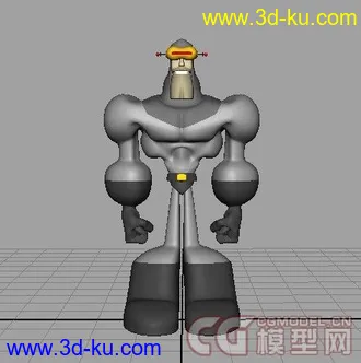 3D打印模型卡通肌肉男的图片