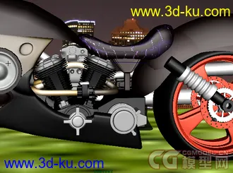 3D打印模型Motorcycle的图片