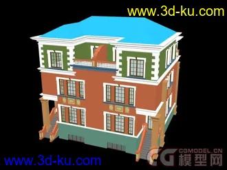 3D打印模型别墅的图片