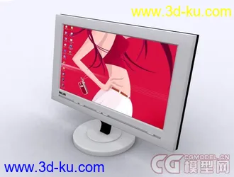 3D打印模型一个简单的液晶显示器的图片