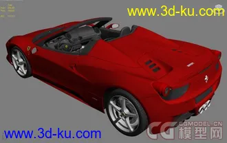 3D打印模型Ferrari 458 Spider的图片