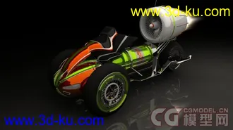 3D打印模型The Pixel Lab - Lightspeed Vehicle - C4d的图片