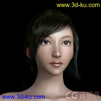 3D打印模型一个3S加shave的人头渲染的图片