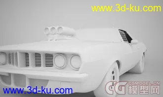 3D打印模型Street Dragster - C4d的图片