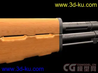 3D打印模型ak47加贴图的图片