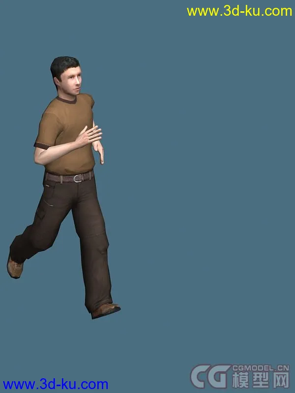 男人跳跃动画模型的图片7