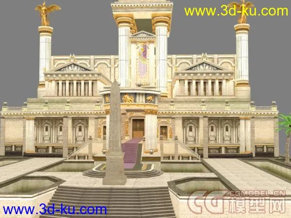 丝路传说-希腊圣殿模型的图片3