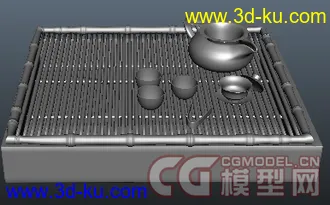 3D打印模型茶具的图片